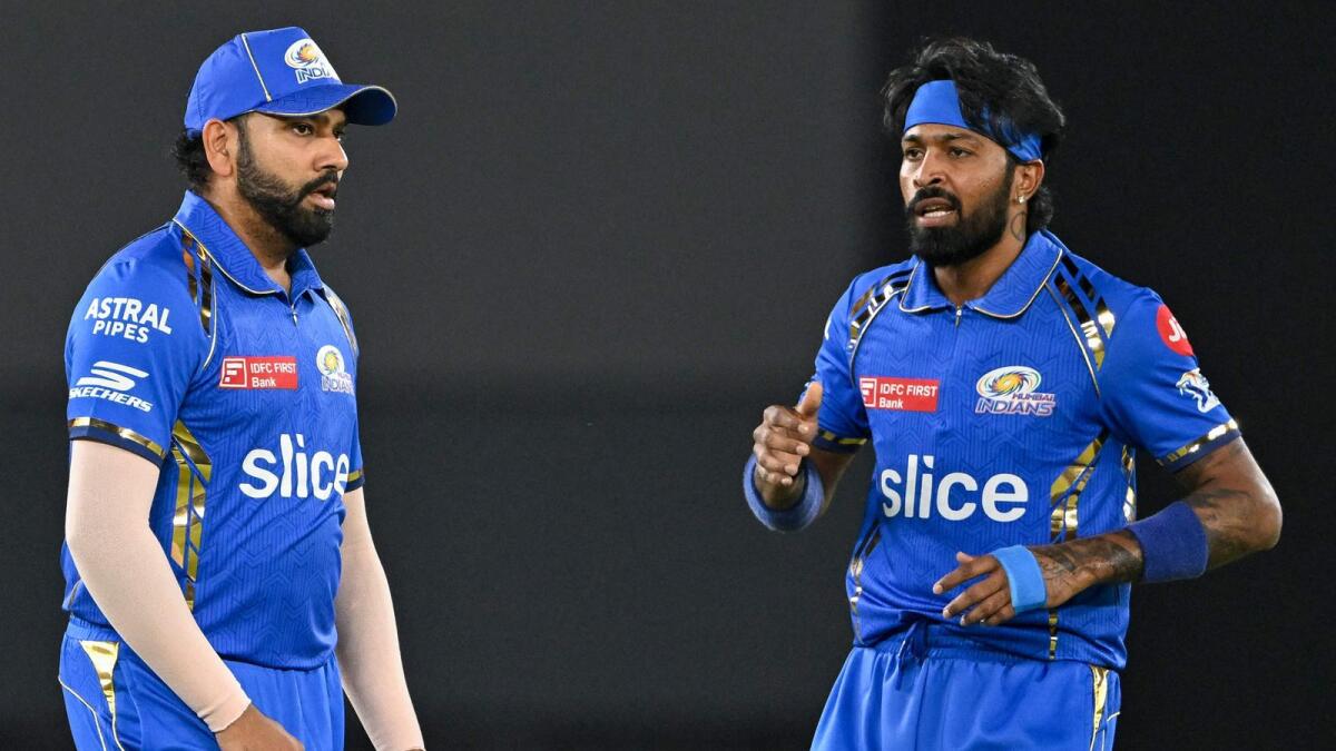 Rohit Sharma and Hardik Pandya will be among the first batch of T20 World Cup-bound players. - AFP File