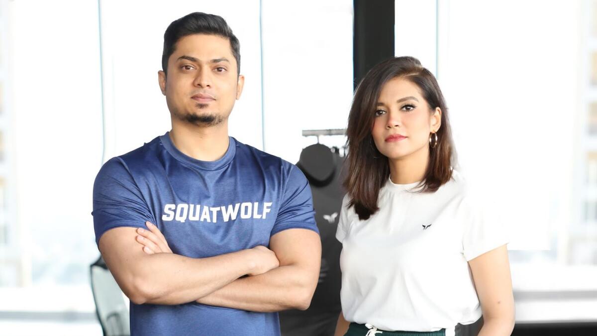 Wajdan Gul, co-founder and CEO, SQUATWOLF and Anam Khalid, co-founder and COO, SQUATWOLF