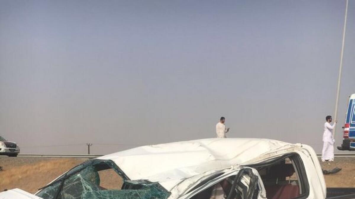 Two Emiratis killed in RAK road accident