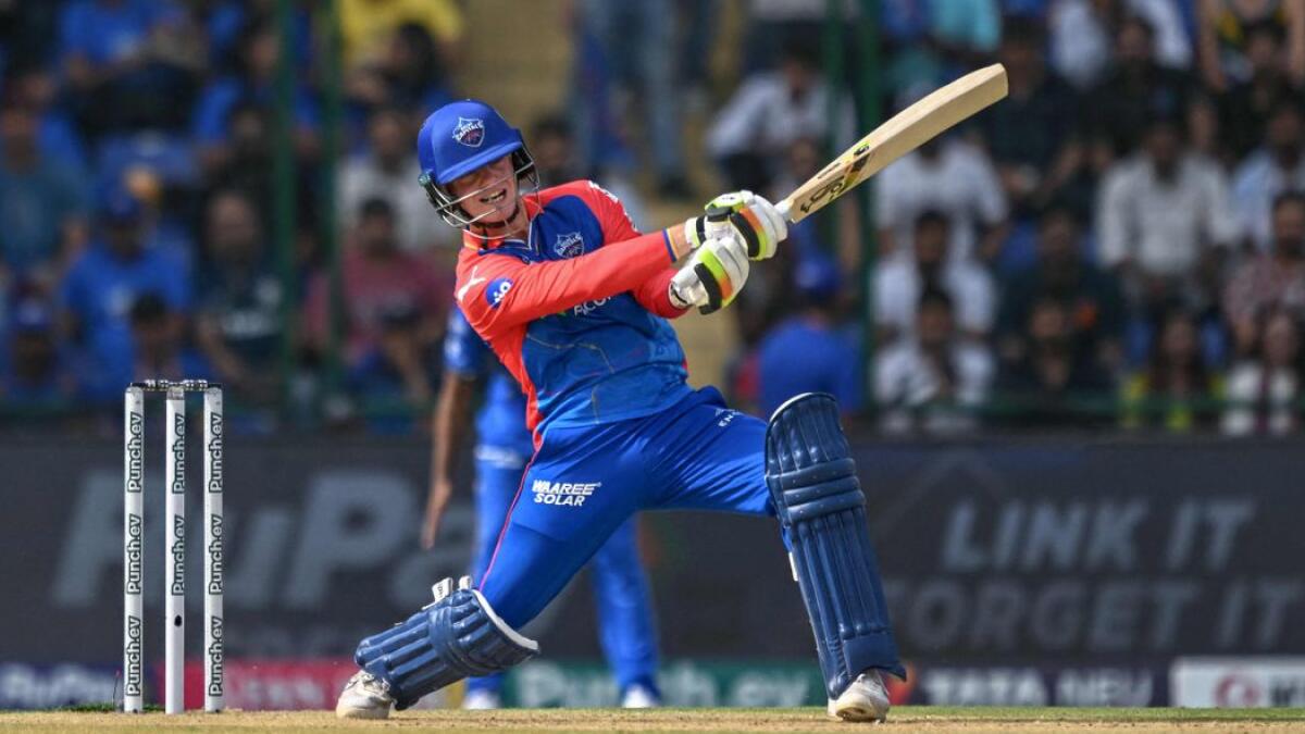Delhi Capitals' Jake Fraser-McGurk is making waves at the IPL with his big-hitting. - AFP