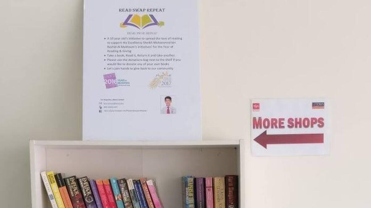 Student launches community initiative to share books