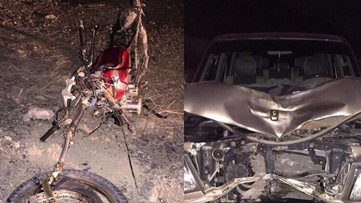 Teen bike rider killed in RAK head-on collision 