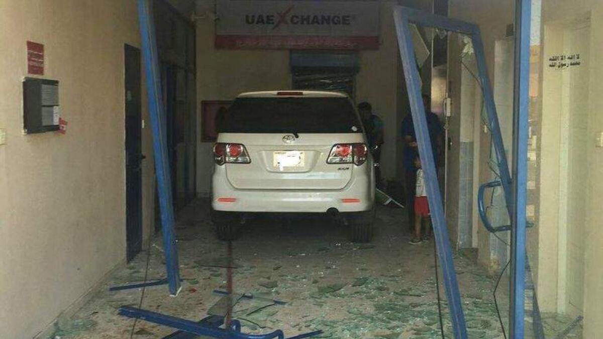 Guard killed as car rams into money exchange in UAE