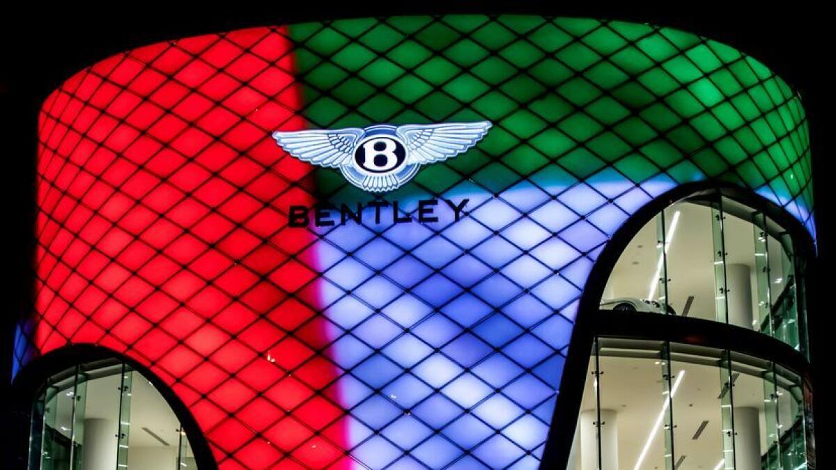 Bentleys largest showroom in the world opens in Dubai