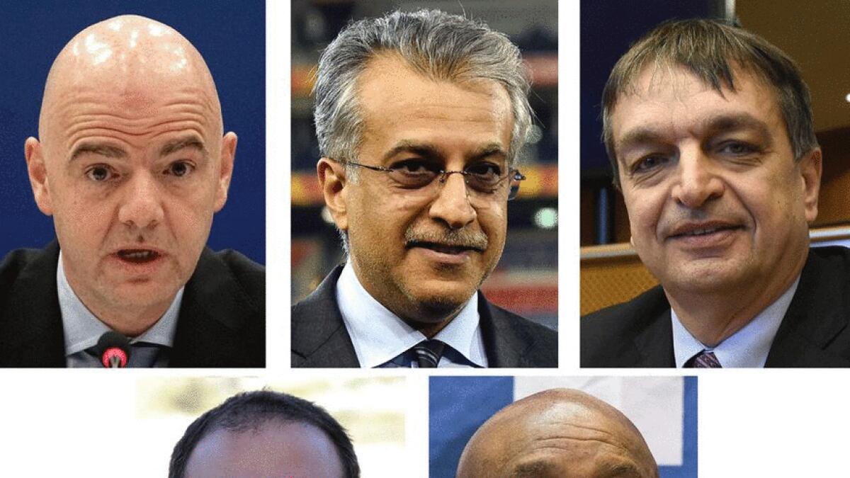 Fifa confirms final five for presidential vote