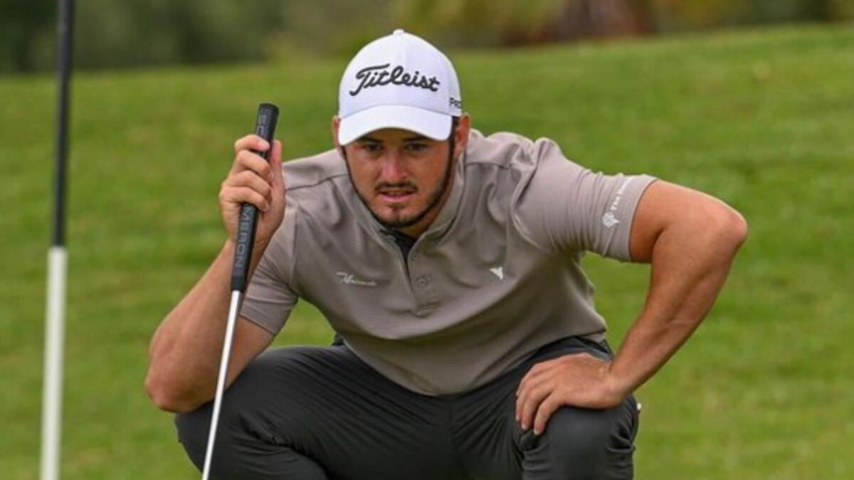 UAE's Joshua Grenvi9lle-Wood said he missed a couple of putts inside eight feet. - Instagram