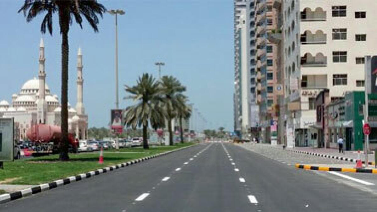 Traffic jams on Sharjah corniche road end today