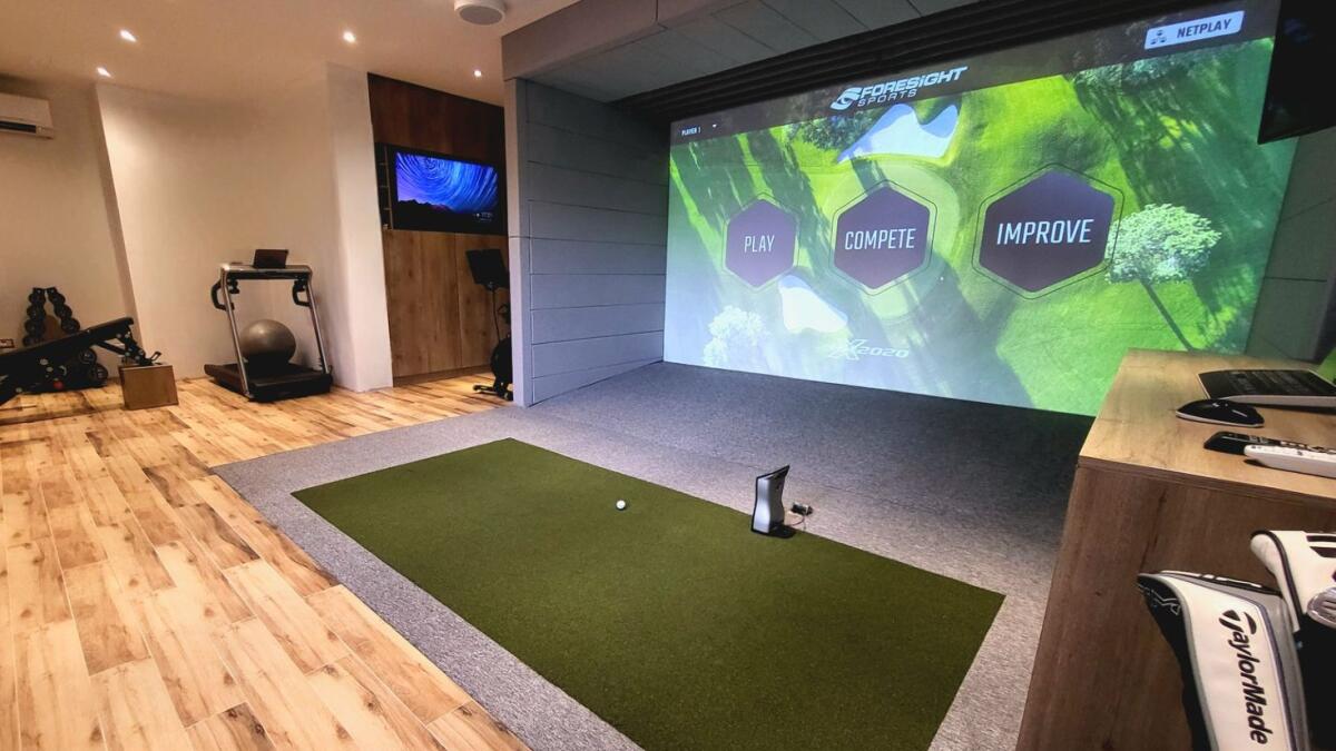 Why not have a golf simulator at home? - Supplied photo