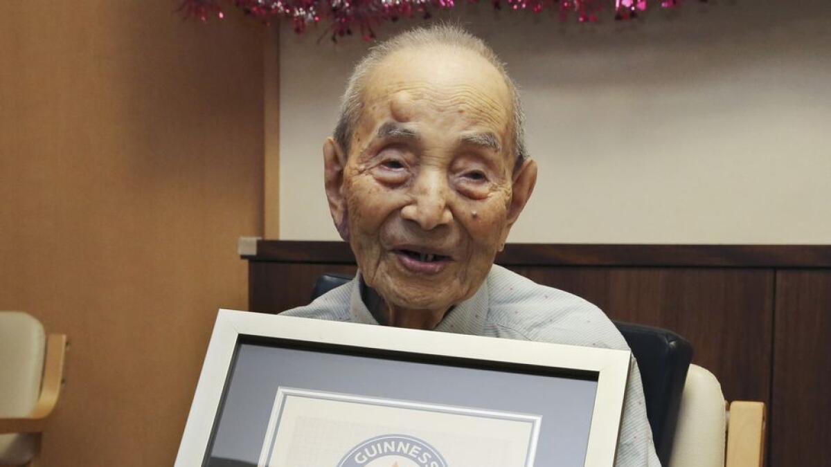 The worlds oldest man dies at age 112