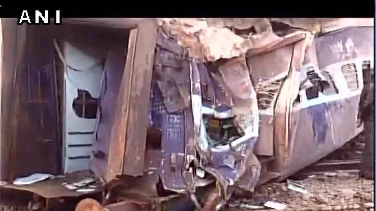Video: Two killed, 40 injured as train derails in India