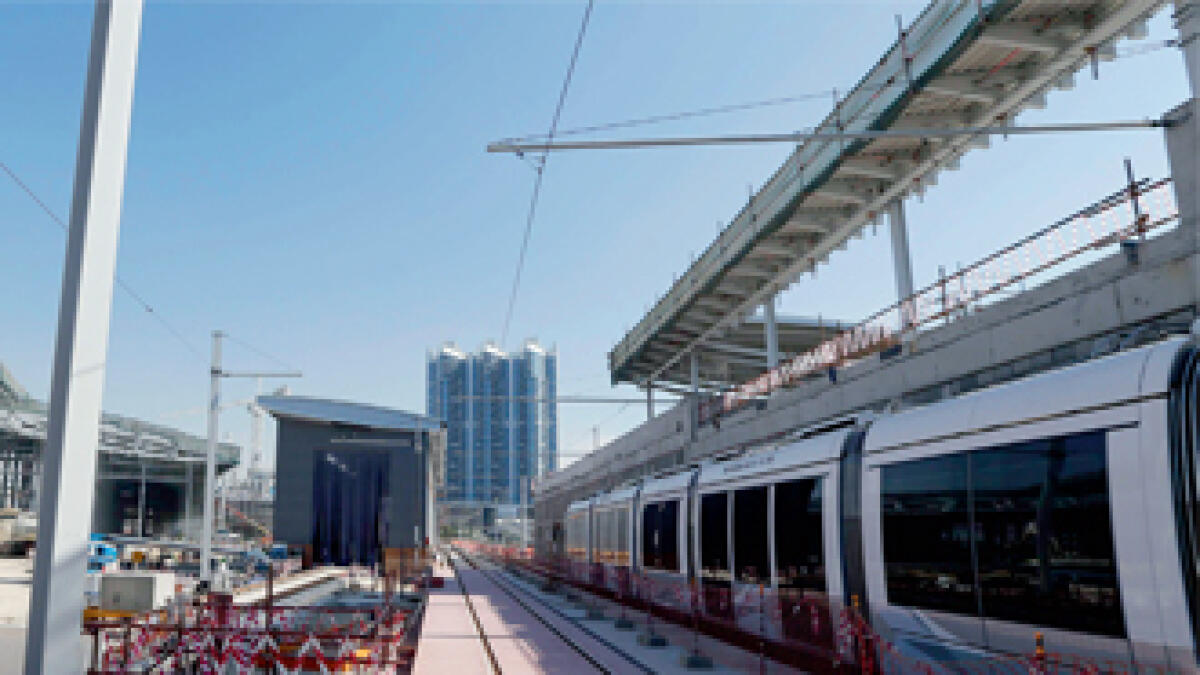 RTA campaigns for safety during tram testing