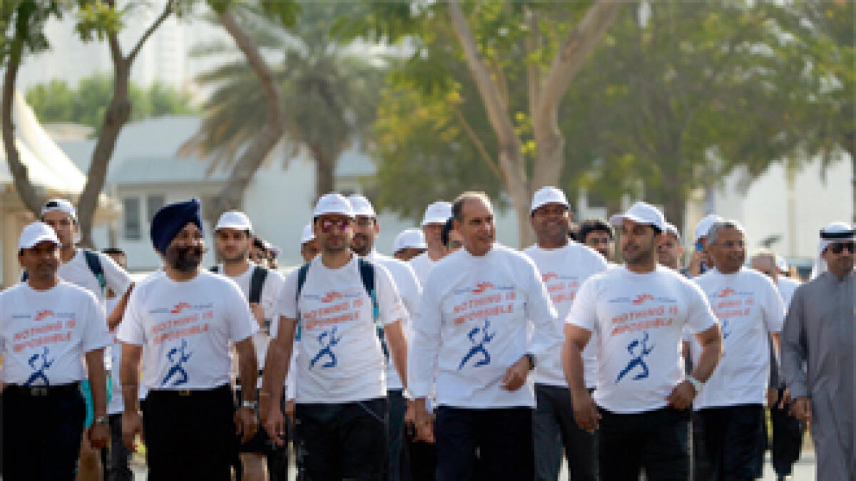 A walk for special needs children at Rashid Paediatric Centre