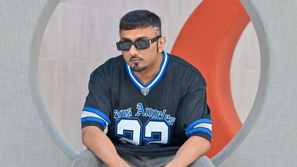 Honey Singh in Khaleej Times office, Dubai. Photo: M. Sajjad