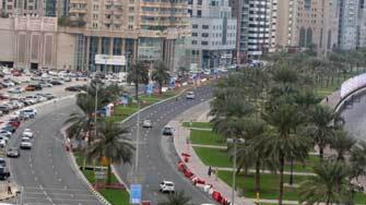 Sharjah Corniche road wears a new look