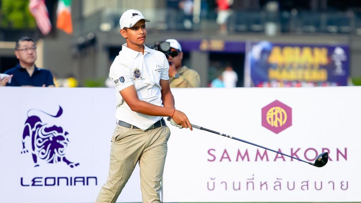 Kartik Singh (Ind), JAGA student and Champion of the Asian Junior Masters 2024 at Black Mountain Golf Club, Thailand. - Supplied photo