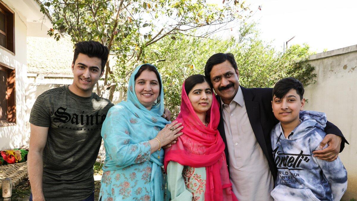 Malala visits Pakistani home town where she was shot