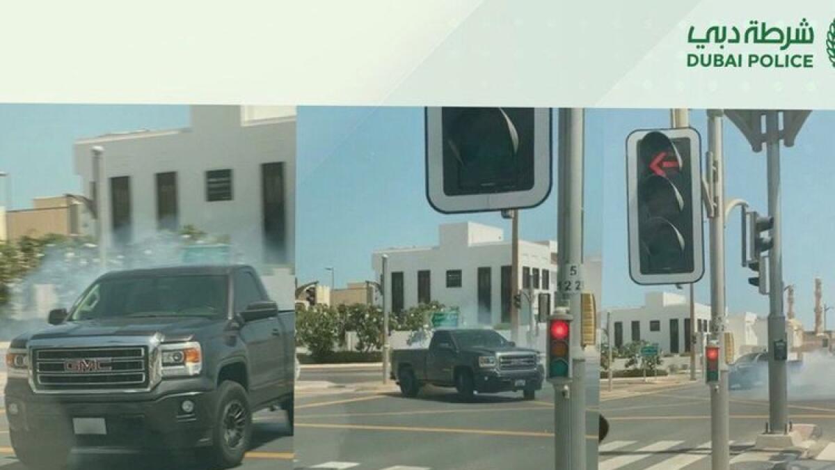 Dubai Police, reckless, driver, stunt, legal, action