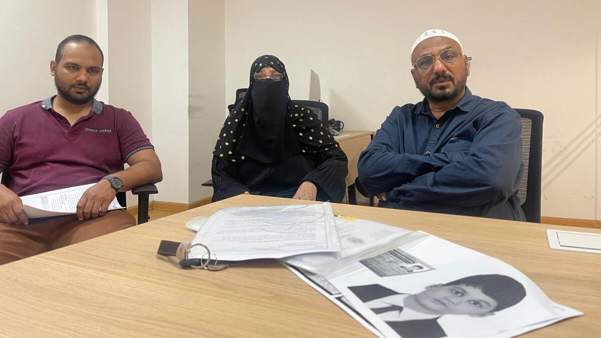 (From left) Rashid’s father Habib and grandparents Shama and Sayyad Ali