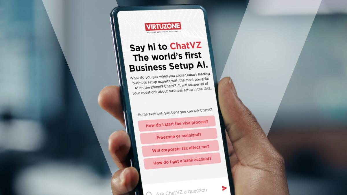 Virtuzone pioneers the world’s first business setup AI chatbot: ChatVZ – News