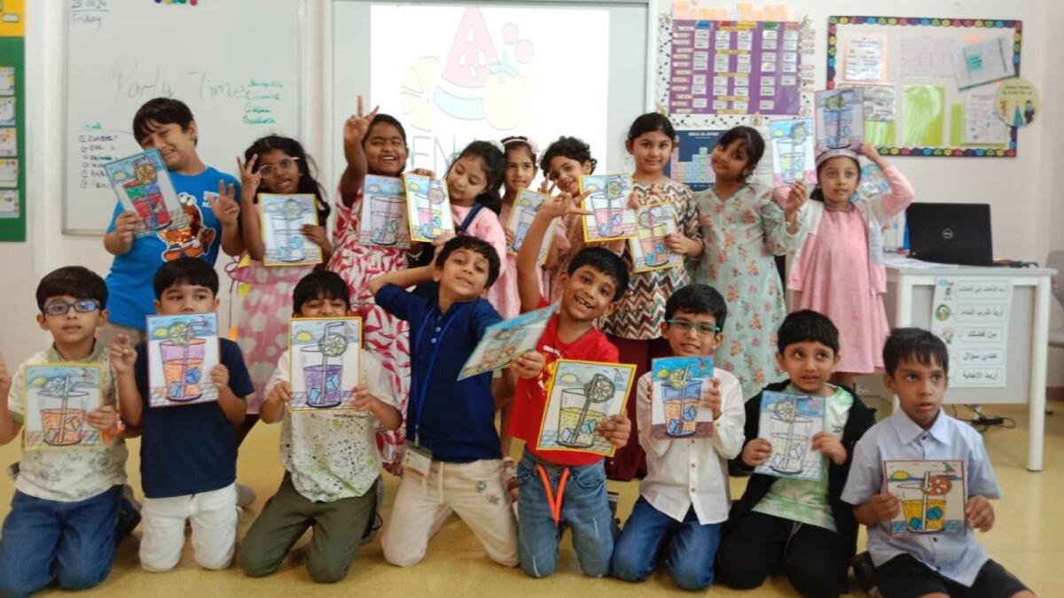 Amity School Dubai, Students of Grade 2 (Photos: Supplied)