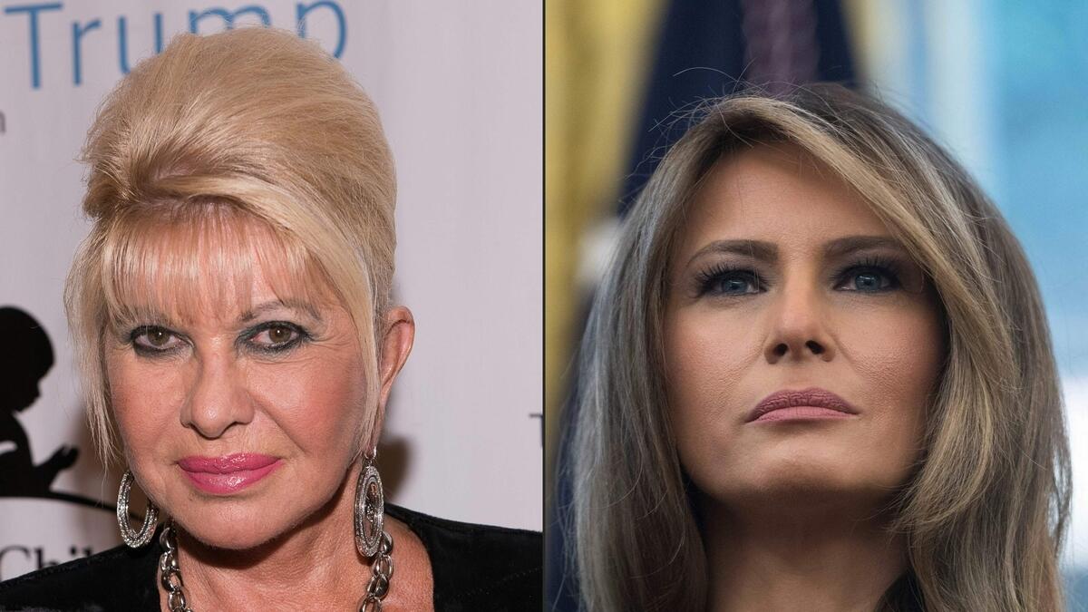 Ivana vs Melania: First wife is self-serving, says US First Lady