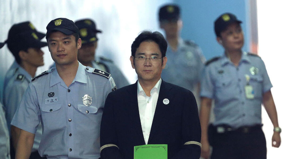 Samsungs heir faces 12-year jail