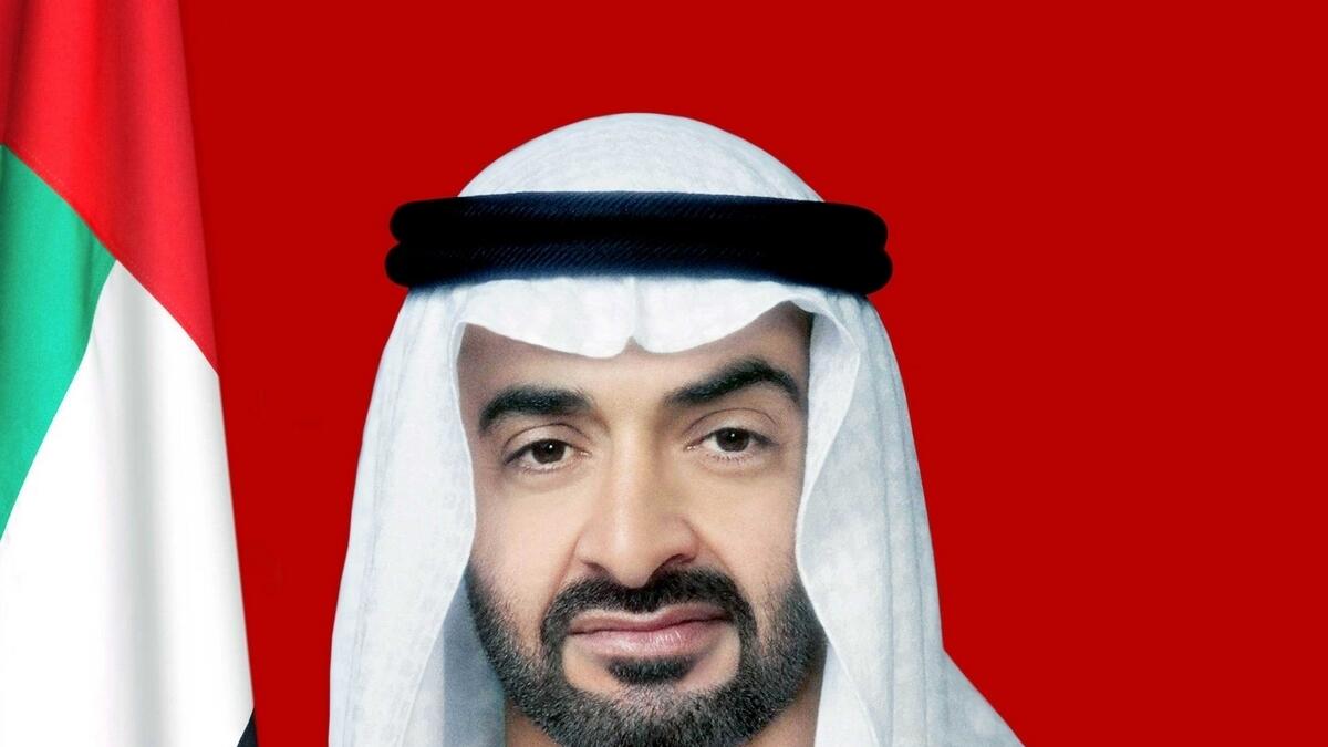 Sheikh Mohamed bin Zayed Al Nahyan. — Wam file