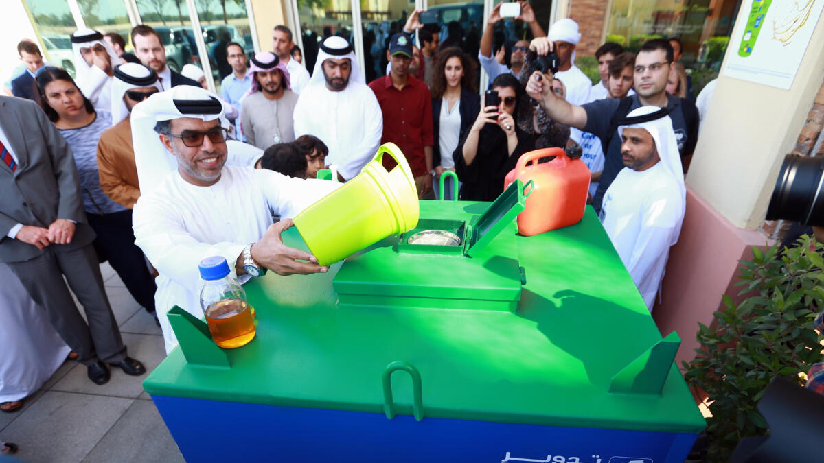 Abu Dhabi students roped in for oil recycling campaign