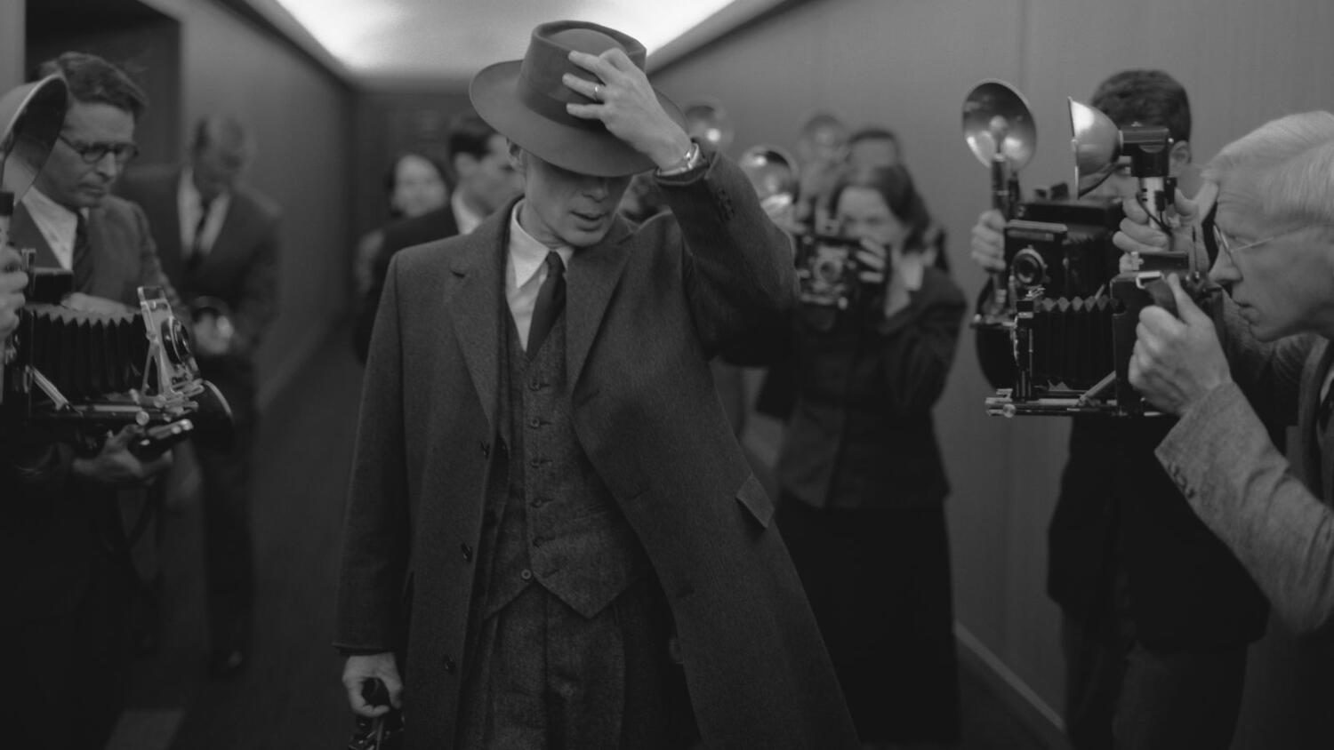 Murphy’s portrayal of Oppenheimer deconstructs the complex character: the student, the lover, the father, the physicist, the victim. Photo: Universal Pictures/AP