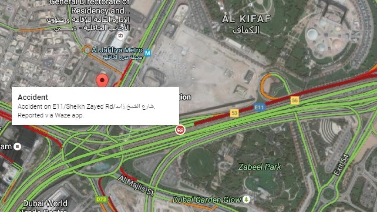 Morning rush hour and accidents clog Dubai, Sharjah roads