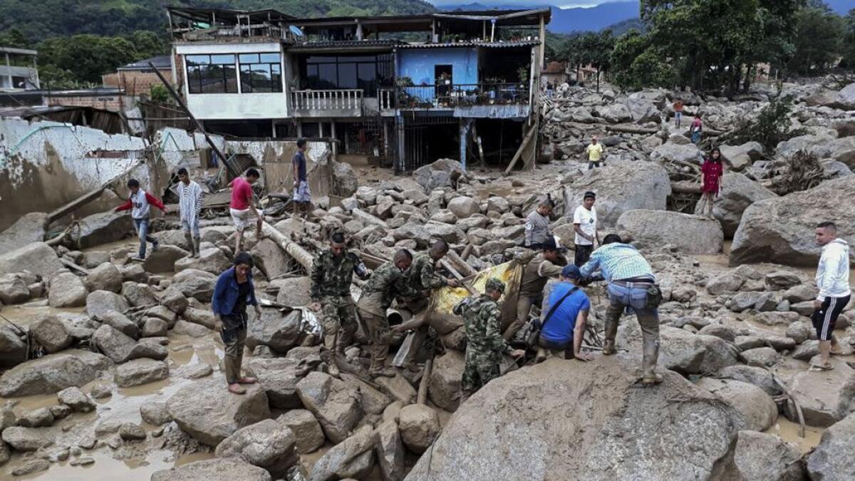 254 dead in Colombia mudslides, including 43 children