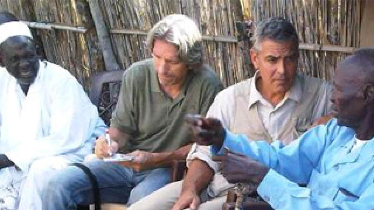 New African YouTube video stars Clooney in Sudan