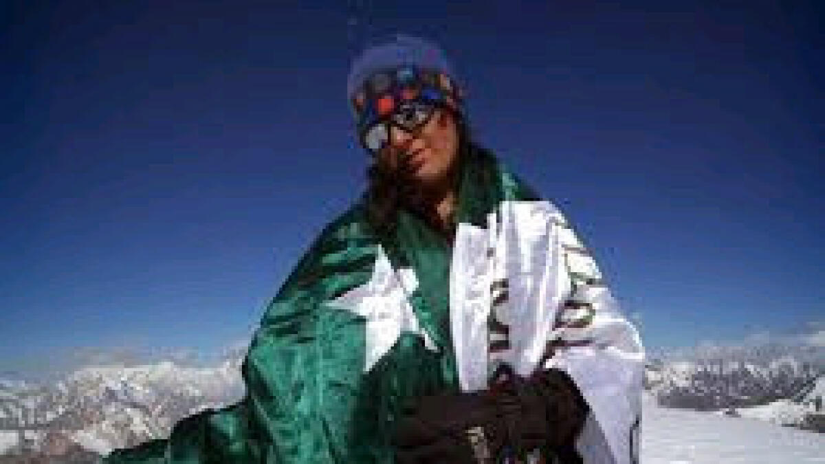 Pakistani woman climber hopes to inspire with Everest feat