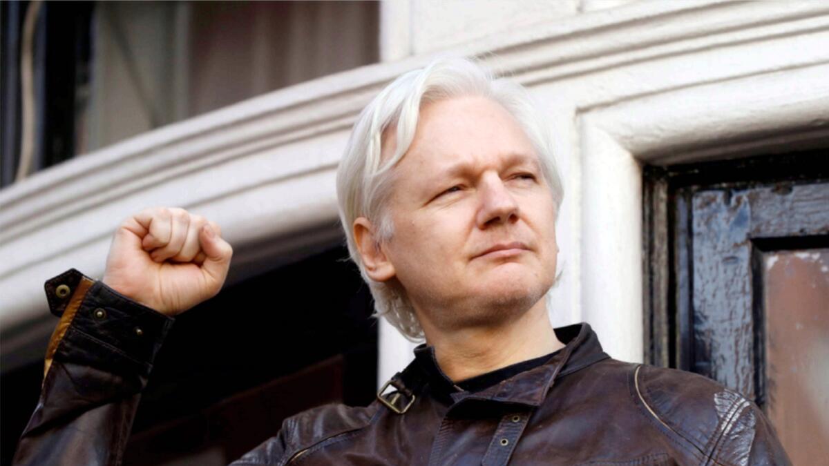 WikiLeaks founder Julian Assange. — AP file