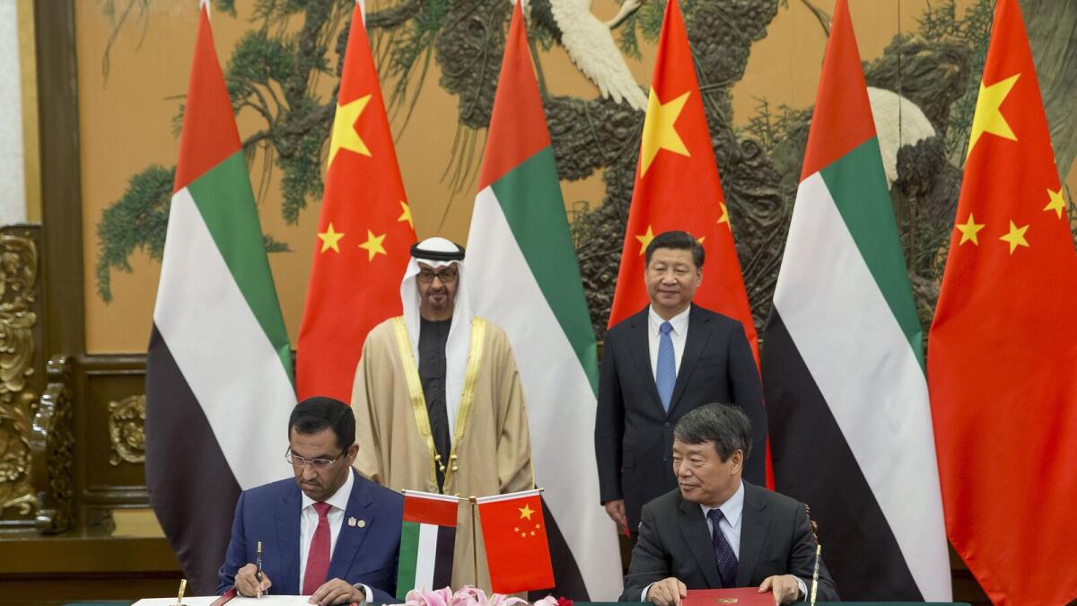 Abu Dhabi, China companies strike key agreements