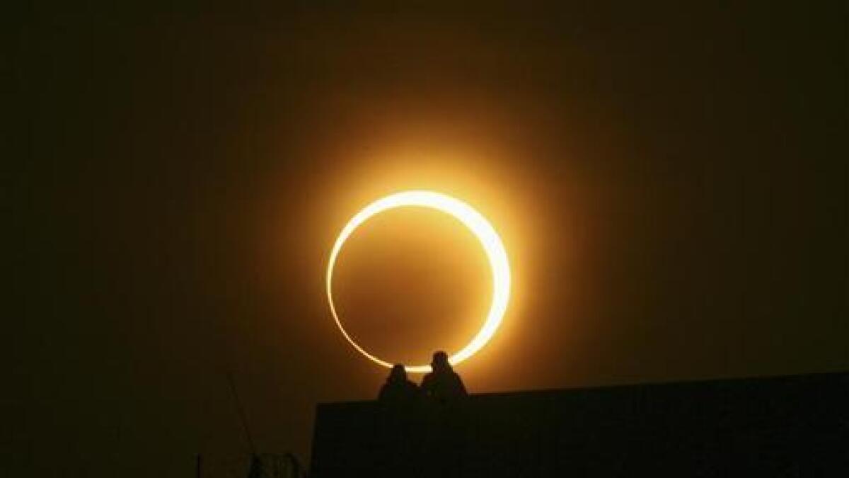 Solar eclipse. — File photo