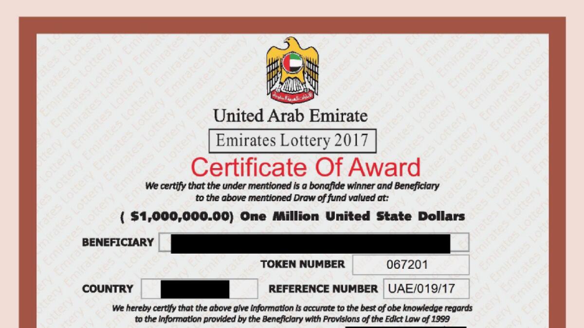 Warning! Dont fall for this $1 million scam in UAE