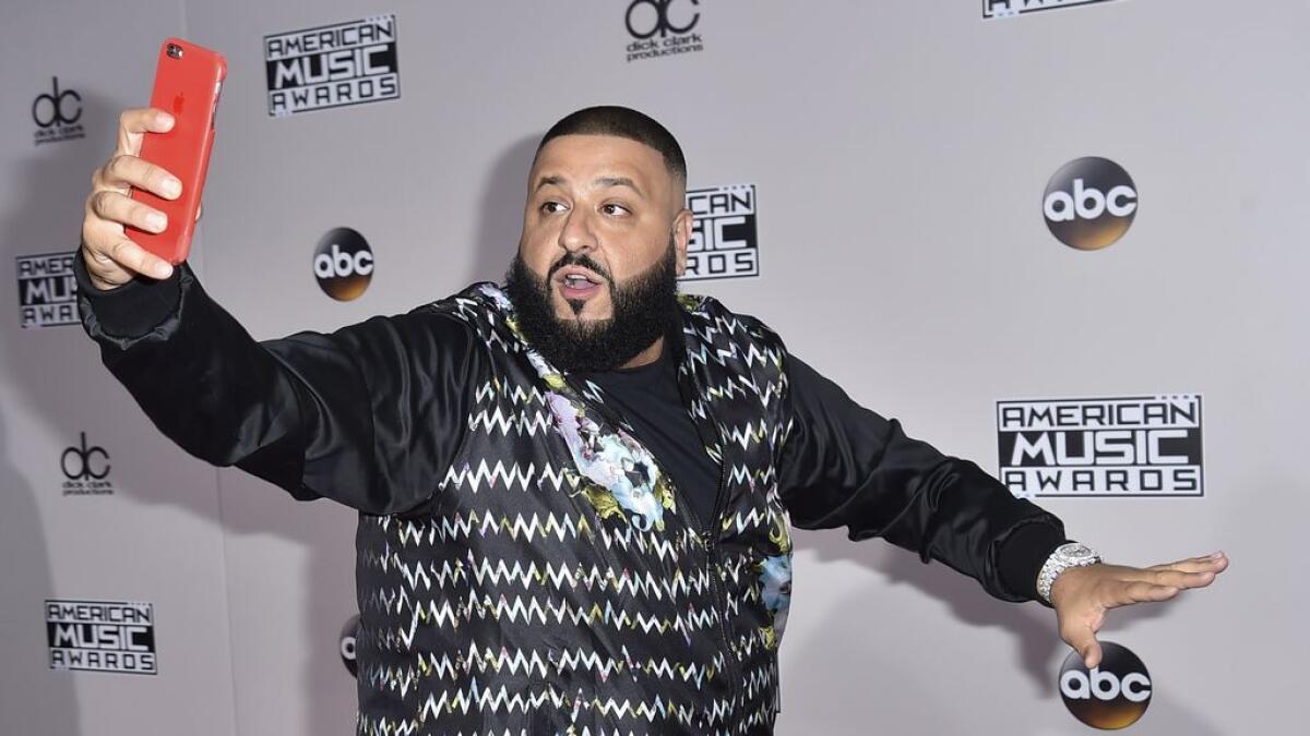 DJ Khaled at the American Music Awards held at the Microsoft Theater in Los Angeles. –AP