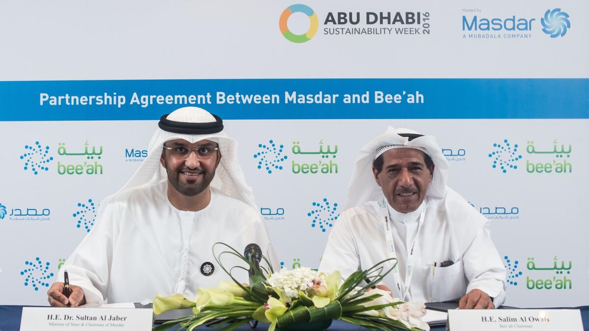 Masdar, Beeah tie up for waste management projects