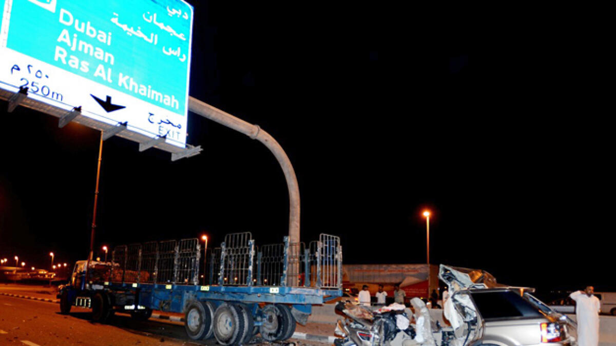 12 dead in truck accidents in Dubai this year