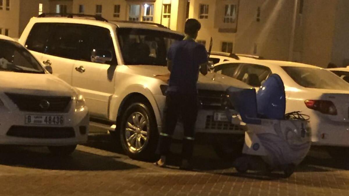 Realising dreams by cleaning cars in Dubai