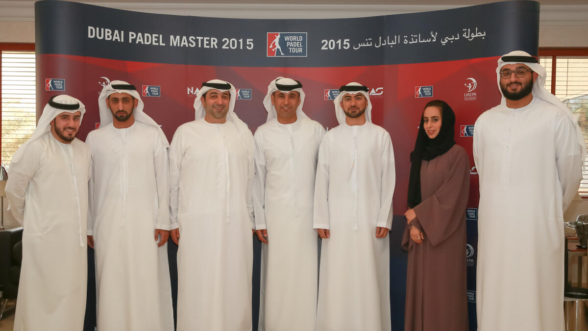 Padel Masters for  Dubai event at NAS