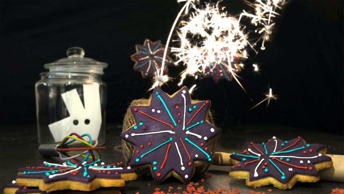 Free cookies. By: SugarMoo. Dubai continues to be one of the most celebrated cities when it comes to creating a spectacle on New Year’s Eve. This year, SugarMoo wants to make sure that everyone gets to experience a form of fireworks with their creation of limited-edition Roo Firework Cookies. The cookies are available exclusively via Deliveroo and combine a firework-shaped biscuit with pop rock candy, free with every SugarMoo order. On: Until December 31