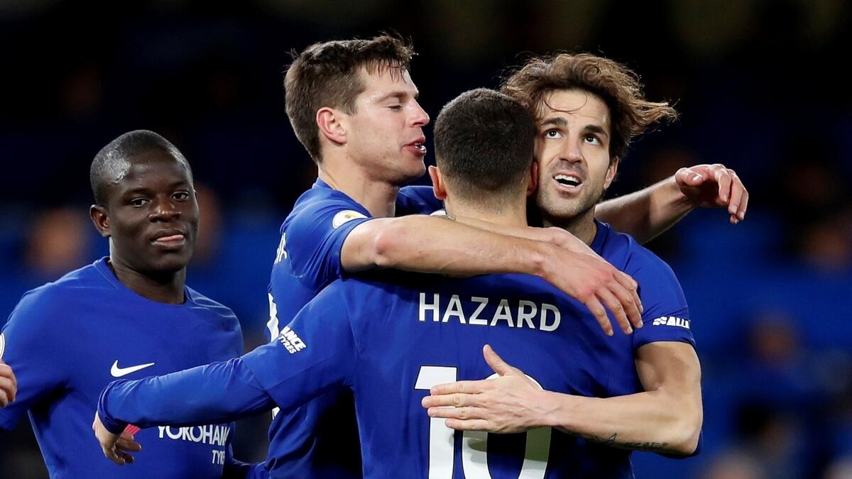 Conte thanks fans as Hazard eases pressure