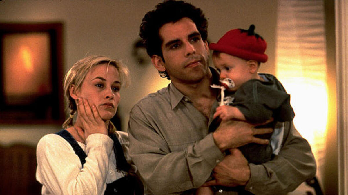 Rated 87% by Rotten Tomatoes, roadtrip comedy Flirting with Disaster tells about a new father (Stiller) who is searching for his biological parents together with his wife (Patricia Arquette)