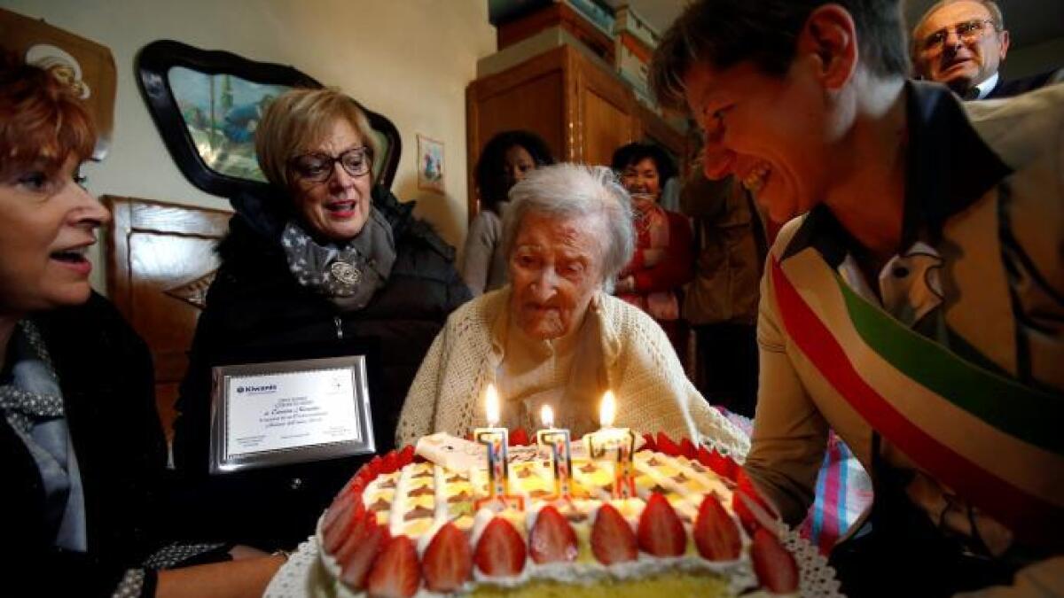 Thriving on raw eggs, worlds oldest person turns 117th 