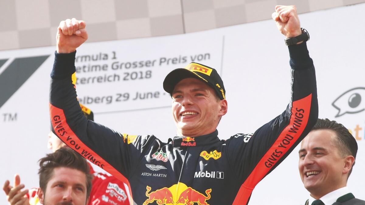 Valiant Verstappen wins Austrian GP