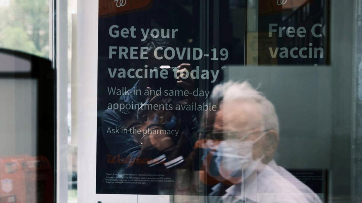 A pharmacy offers the Covid-19 vaccine to residents of Brighton Beach, Brooklyn. — AFP