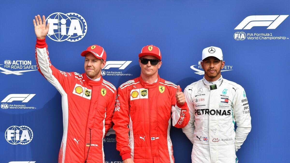 Raikkonen pips Vettel for pole at Monza