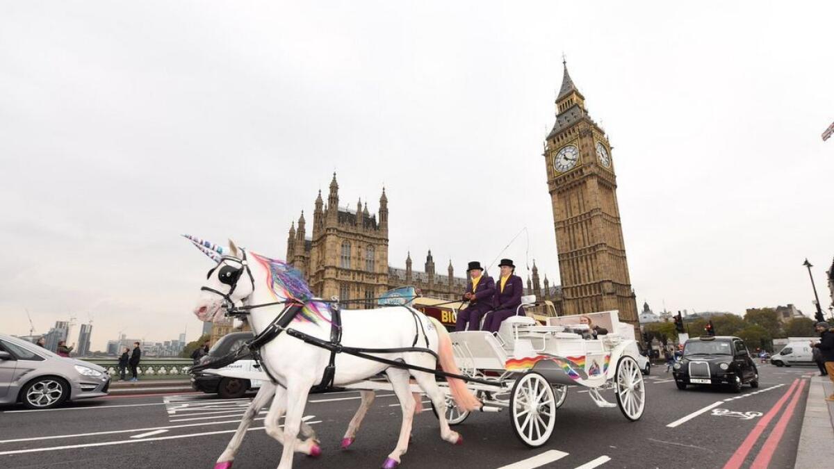 WATCH: A unicorn cab in London?